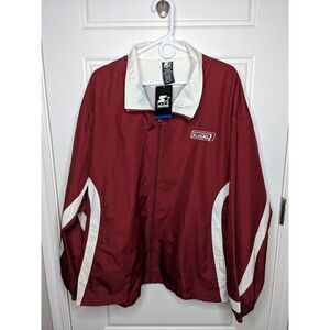 Vintage NWT Oklahoma Sooners Starter Jacket Windbreaker‎ Spellout Team Apparel